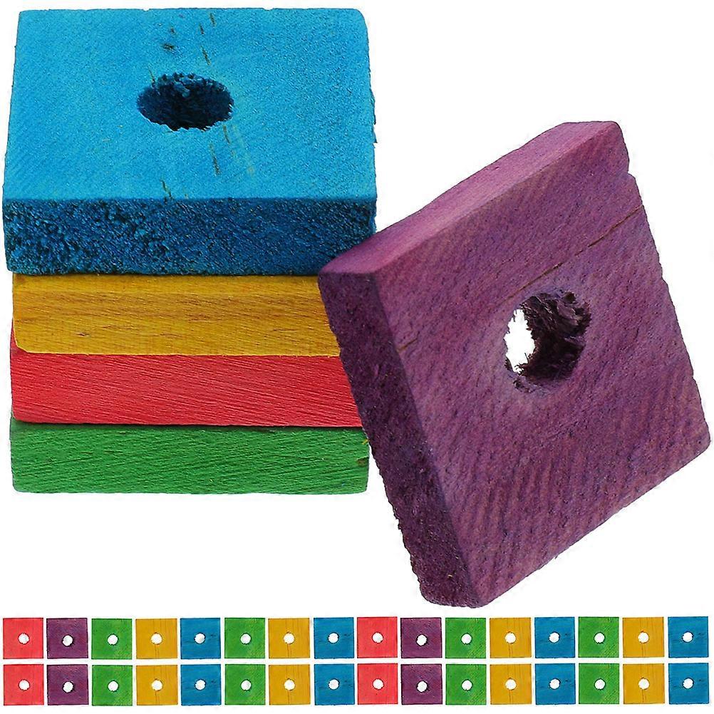 Parrot Wooden Bite Toy for Teeth Grinding 100Pcs Collection