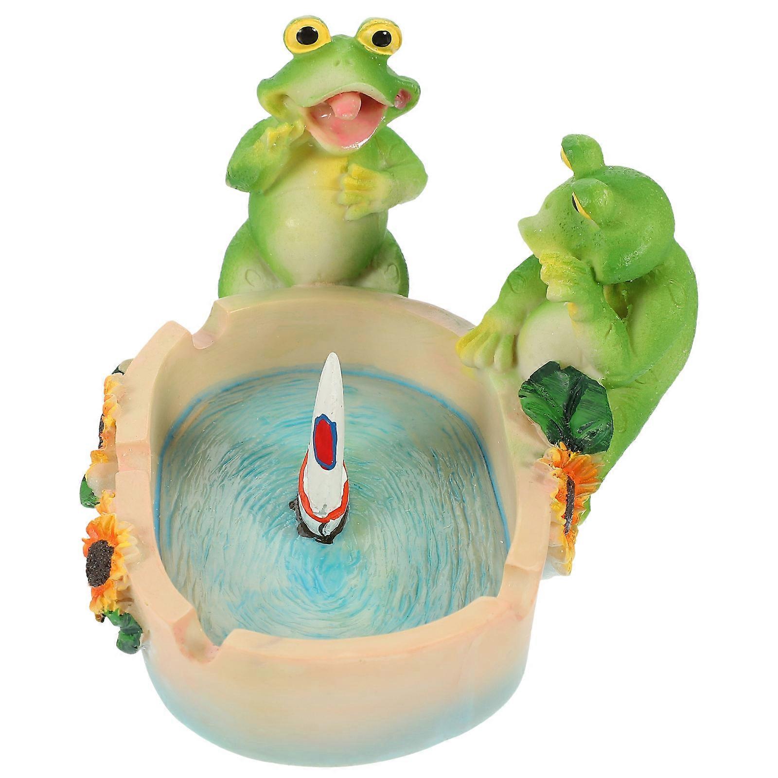 Cartoon Ashtray Resin Desktop Ash Container for Home 5Pcs