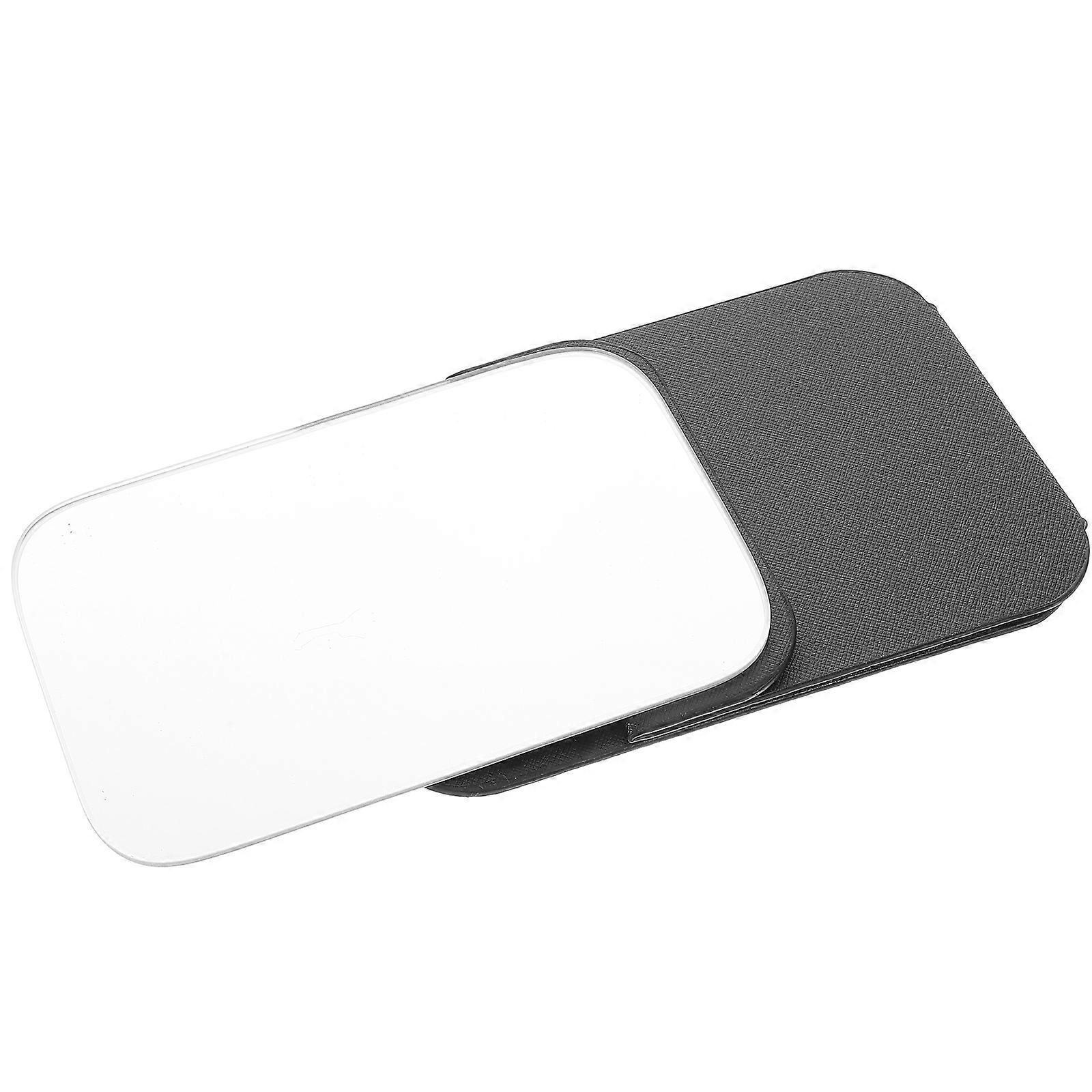 Black Portable Folding Vanity Mirror with Stand for Travel 4Pcs Makeup