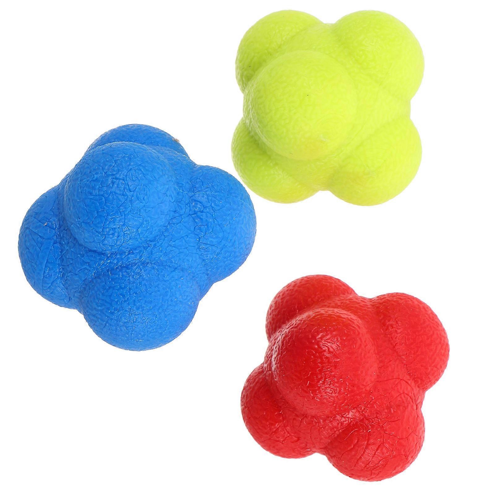Agility Training Hexagonal Reflex Balls for Hand Eye Coordination 12Pcs