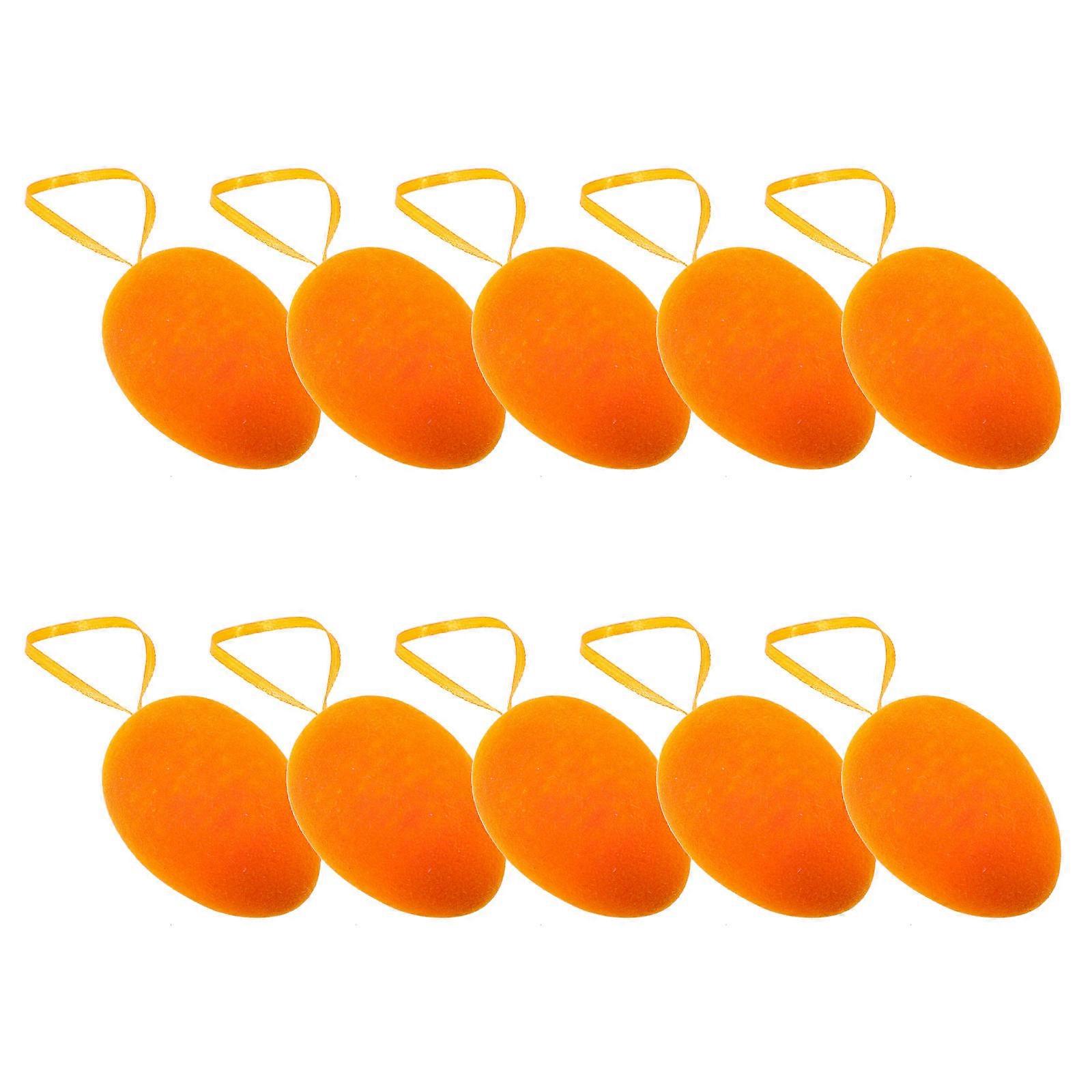 Decorative Easter Egg Ornaments Foam Hanging Eggs for 50Pcs