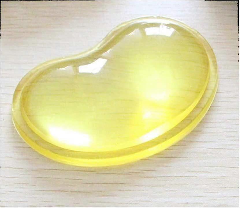 Silicone Gel Wrist Pad,rest Heart-shaped Translucence Ergonomic Mouse Pad Hand Pillow Effectively Wrist Fatigue