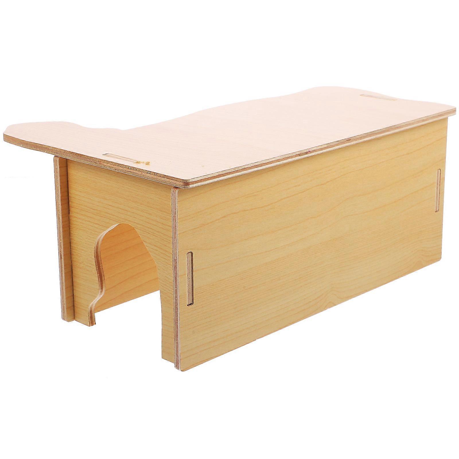 3Pcs Cozy Hamster Hideaway Rectangular Shape For Gerbils And Squirrels Indoor Use 26.00X18.00X11.00CM Exploration