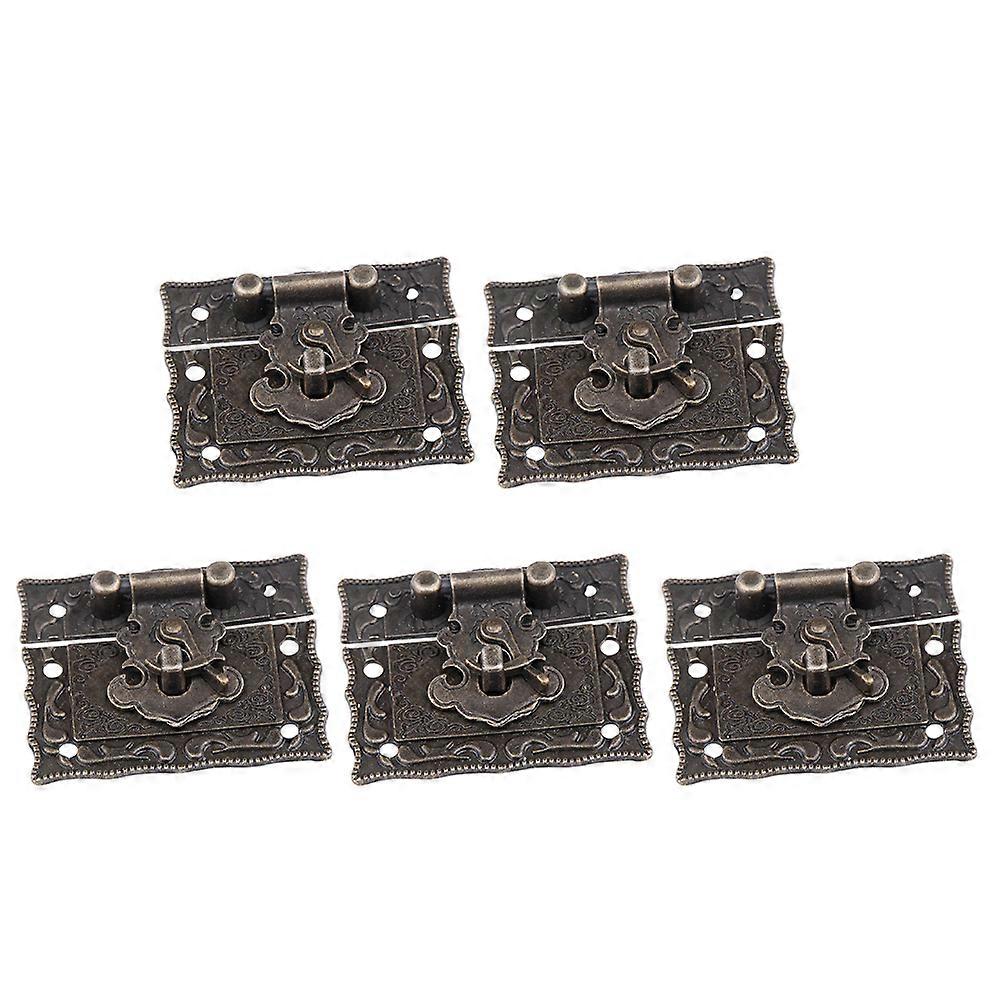 Zinc Alloy Cabinet Latch Retro Design for Box 5Sets in Golden