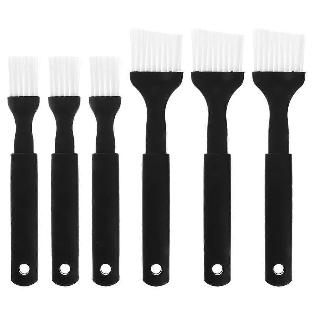 Barbecue Brush Set with Plastic Handle for Basting 6Pcs Kitchen Oil Tools