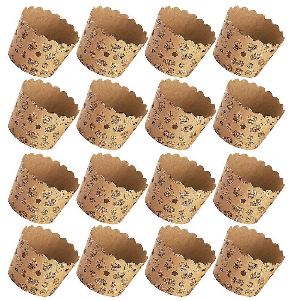 Cake Cup Muffin Cups for Baking 150Pcs Brown Paper Cupcake Holders