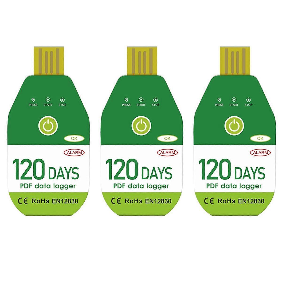 USB Temperature Data Logger Temperature & Humidity Recorder 120 Days