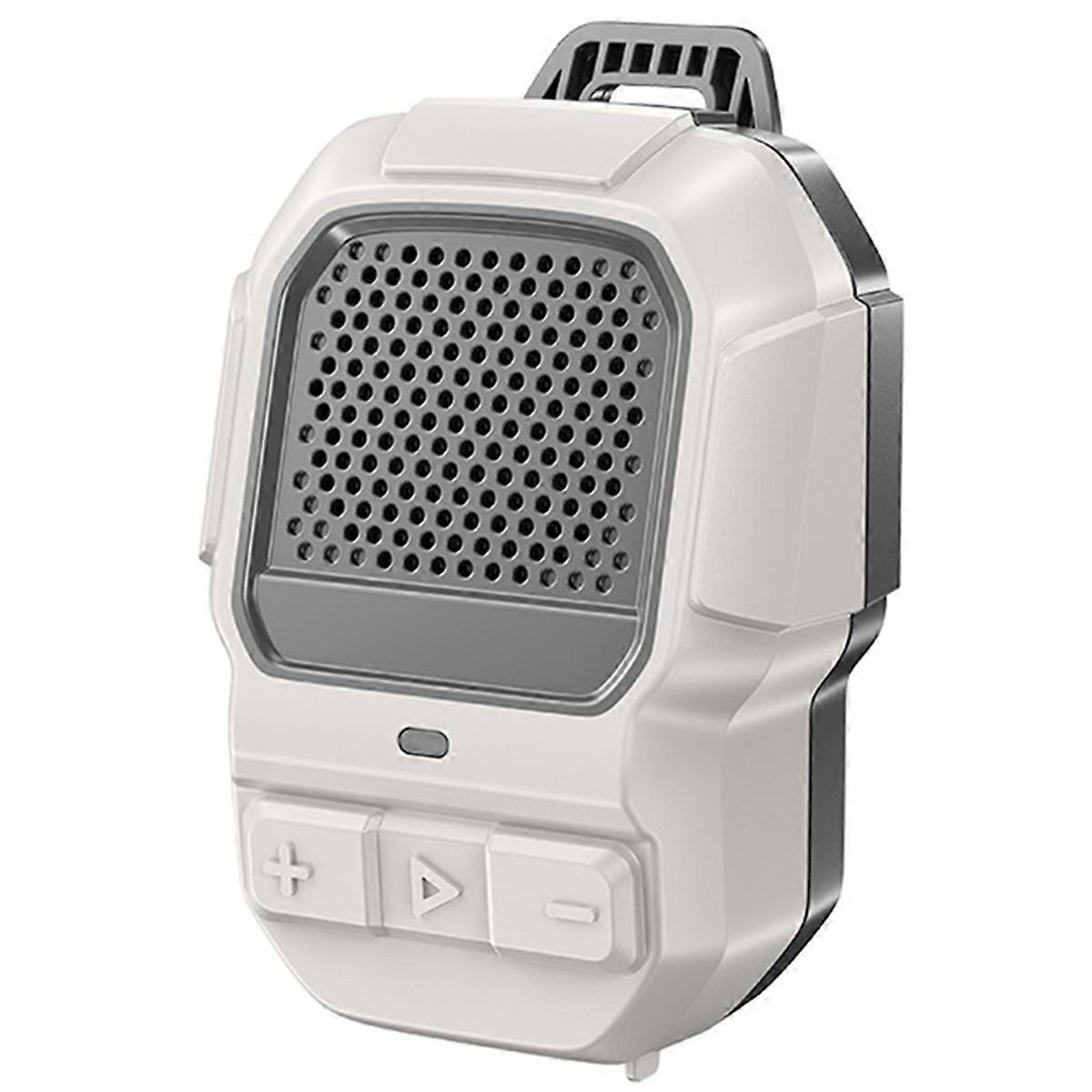 Outdoor Sports Wireless Bluetooth Small Speaker Back Clip White