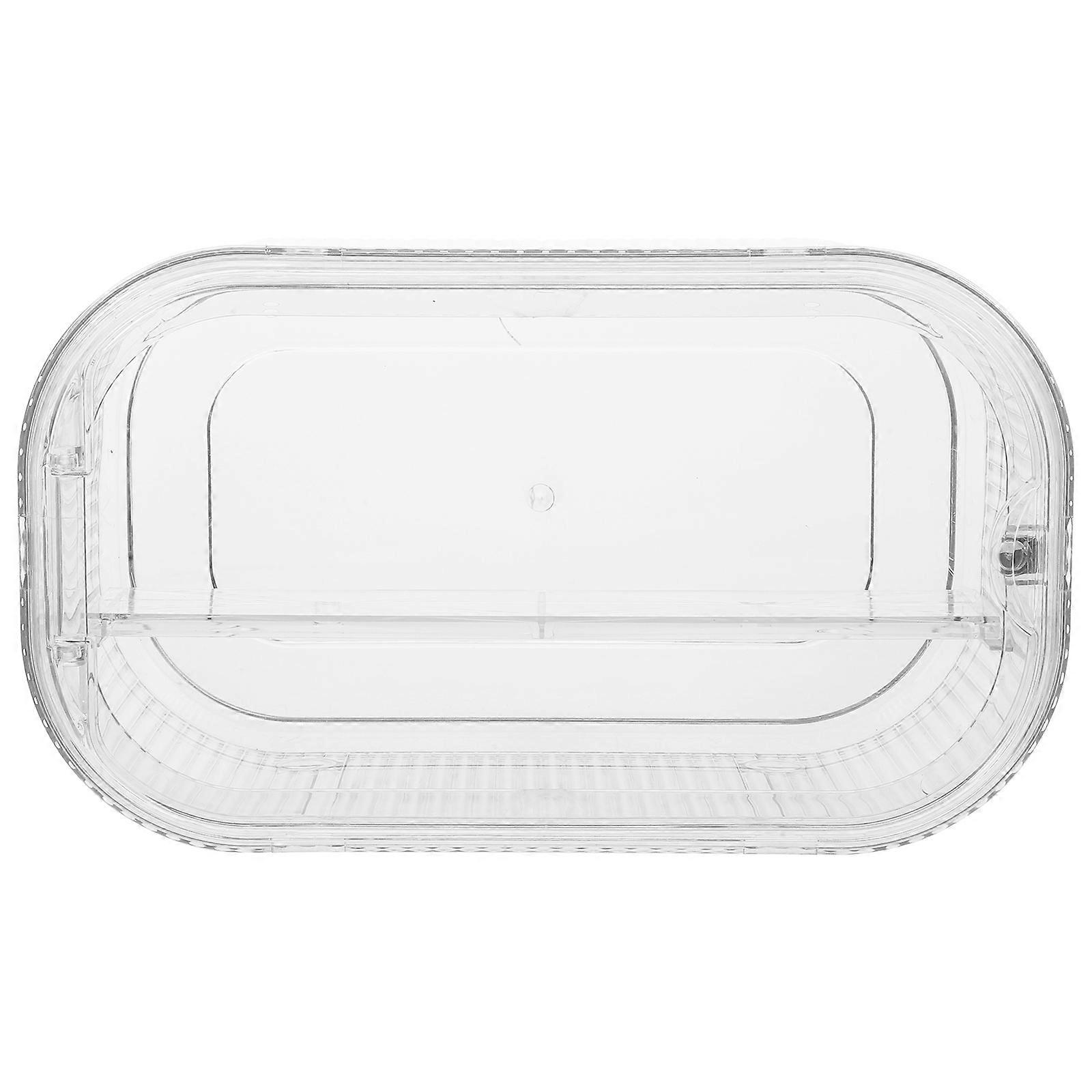 Clear Display Case for Storage Small Action Figure Display Box Countertop