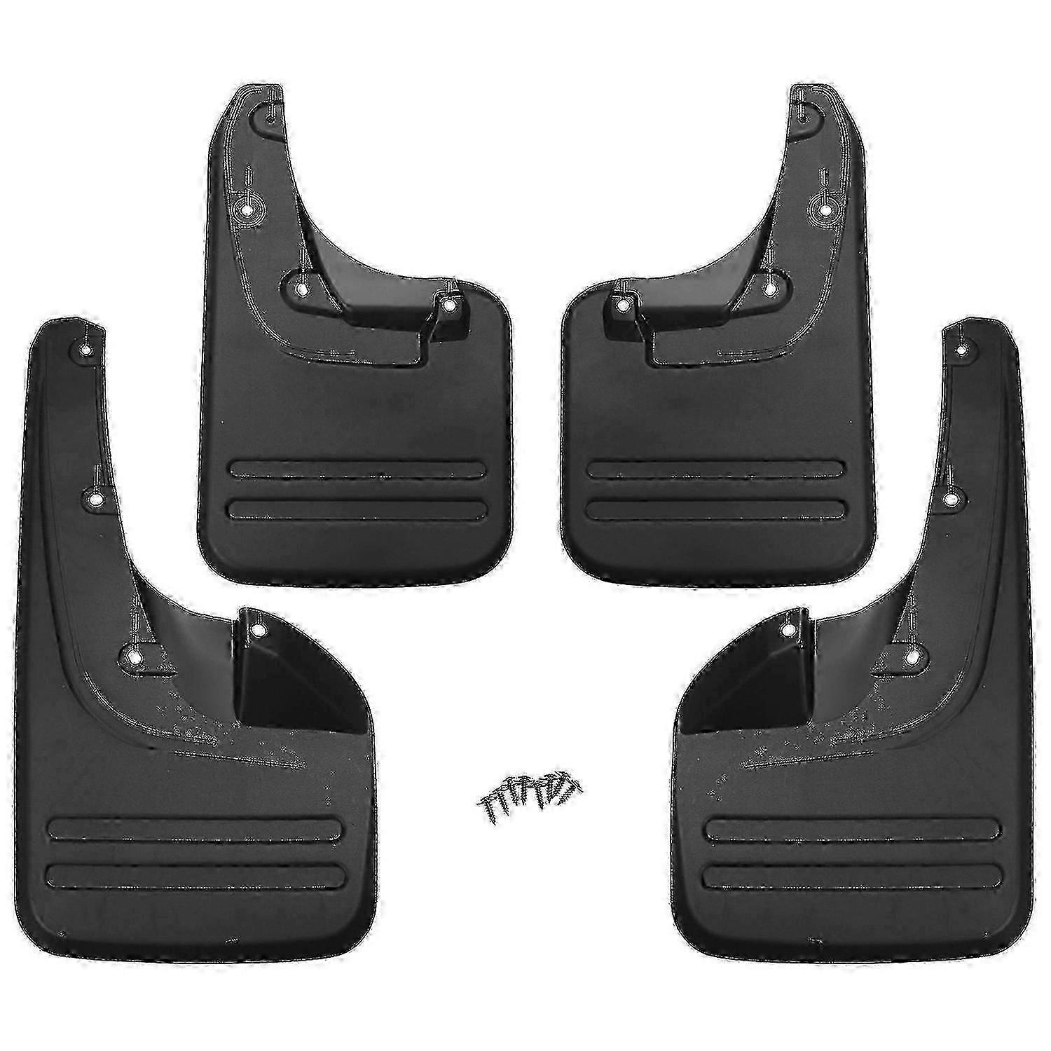 2005 - 2014 Toyota Hilux Vigo 4x Front & Rear Mud Flaps Splash Guards - Fender Plastic, Direct Bolt 2025