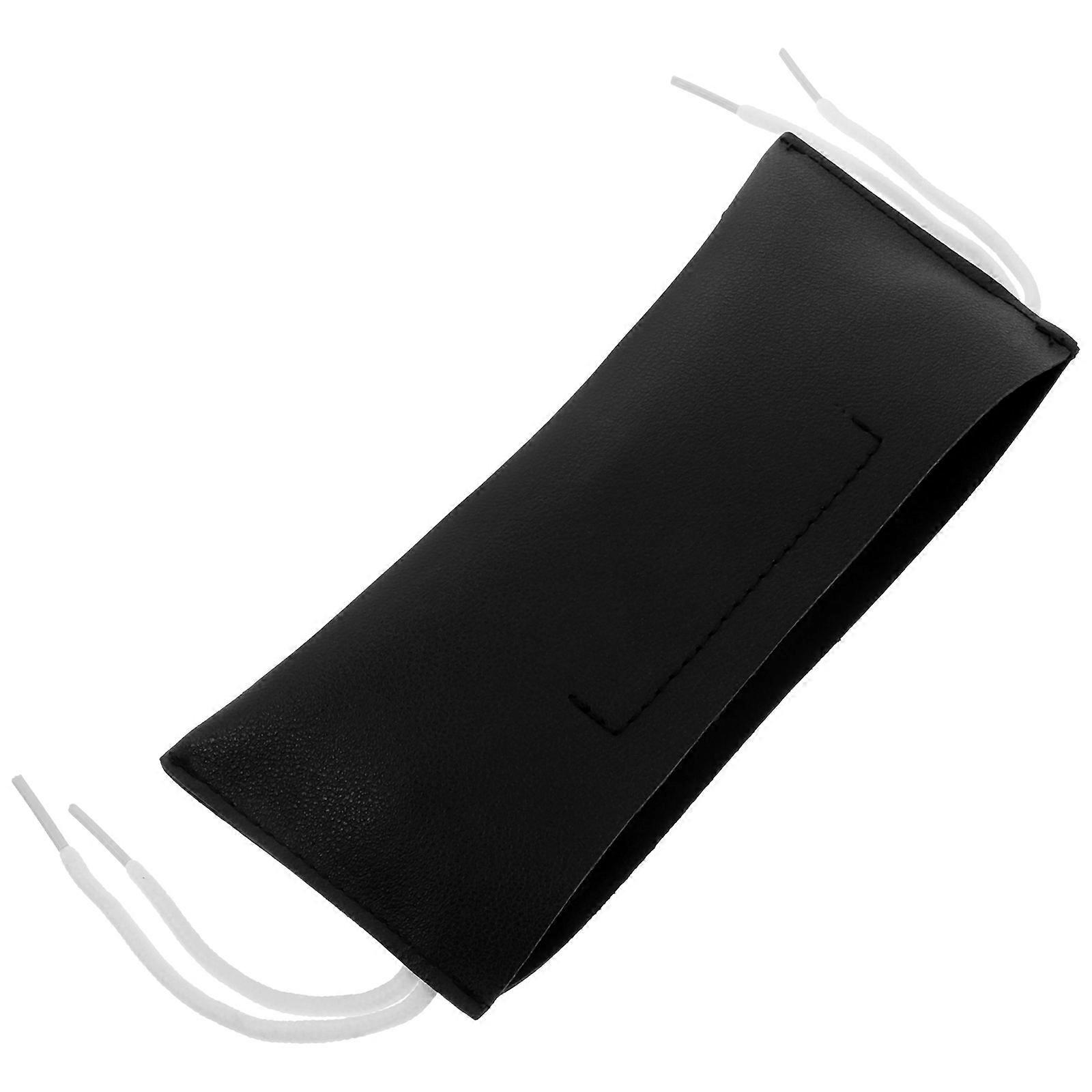 Sunglasses Case PU Glasses Holder for Storage 2Pcs Grey Durable Pouch