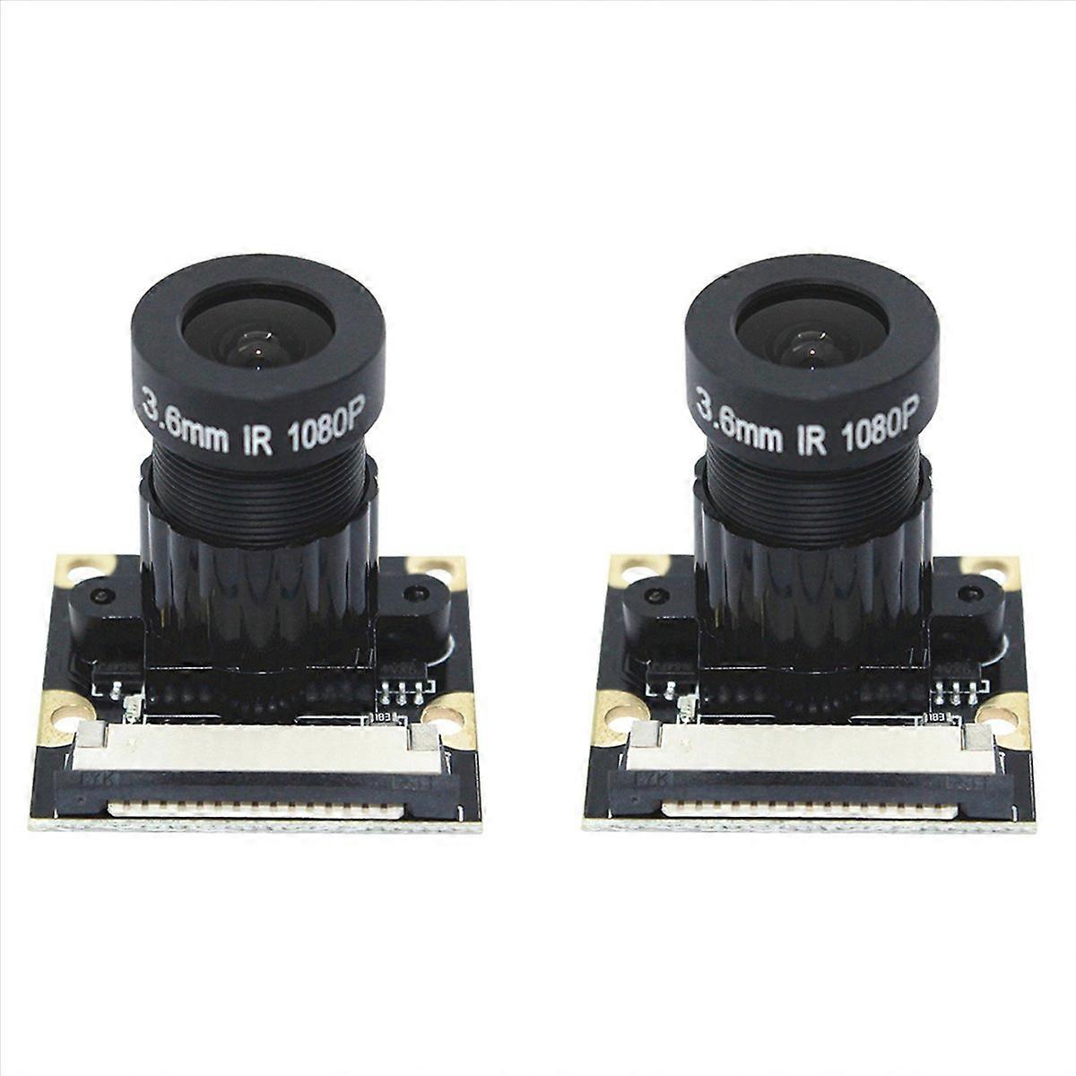 2X 5MP OV5647 Camera Module Non-Night Vision Version for 75 Degree 3.6mm Adjustable Focus 1080P HD W