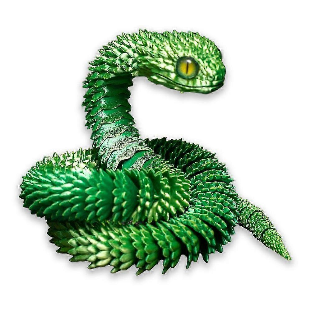 3D Printed Scary Snake Flexible Joint Snake Toy Figures 60cm