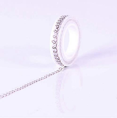 Masking Tape Creative Diary Color Thin Dividing Line Border For Journaling And Crafts