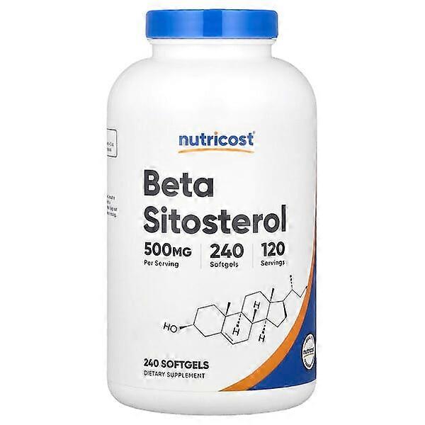 Nutricost, Beta Sitosterol, 240 Softgels (250 mg per Softgel)