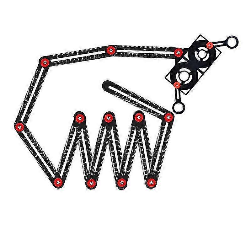Multi Angle Measuring Ruler Drill Hole Locator 25-26