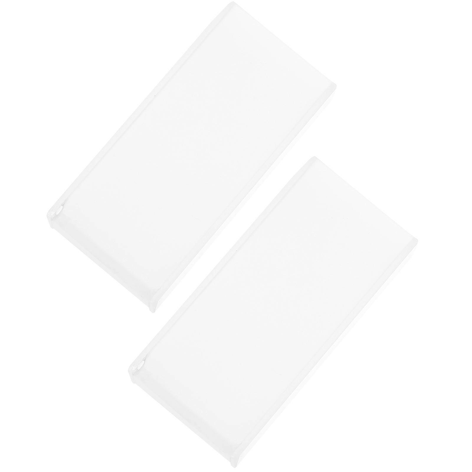 Standard Cuvette 2Pcs Optical Glass Cells Designed For Chemical Analysis 20mm Pathlength Durable And Practical