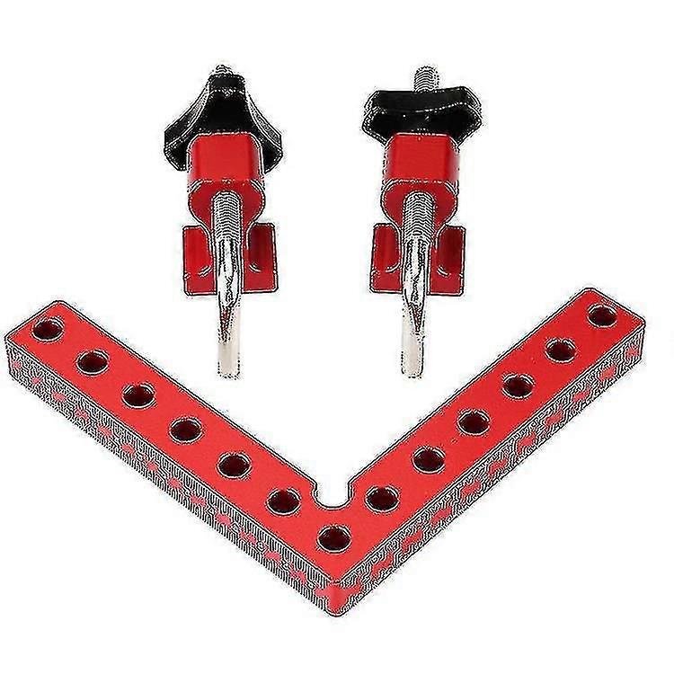 الميمون-90 درجة على شكل حرف L تركيبات مساعدة النجارة الألومنيوم مربع الزاوية اليمنى لقط تحديد المواقع لوحة التثبيت