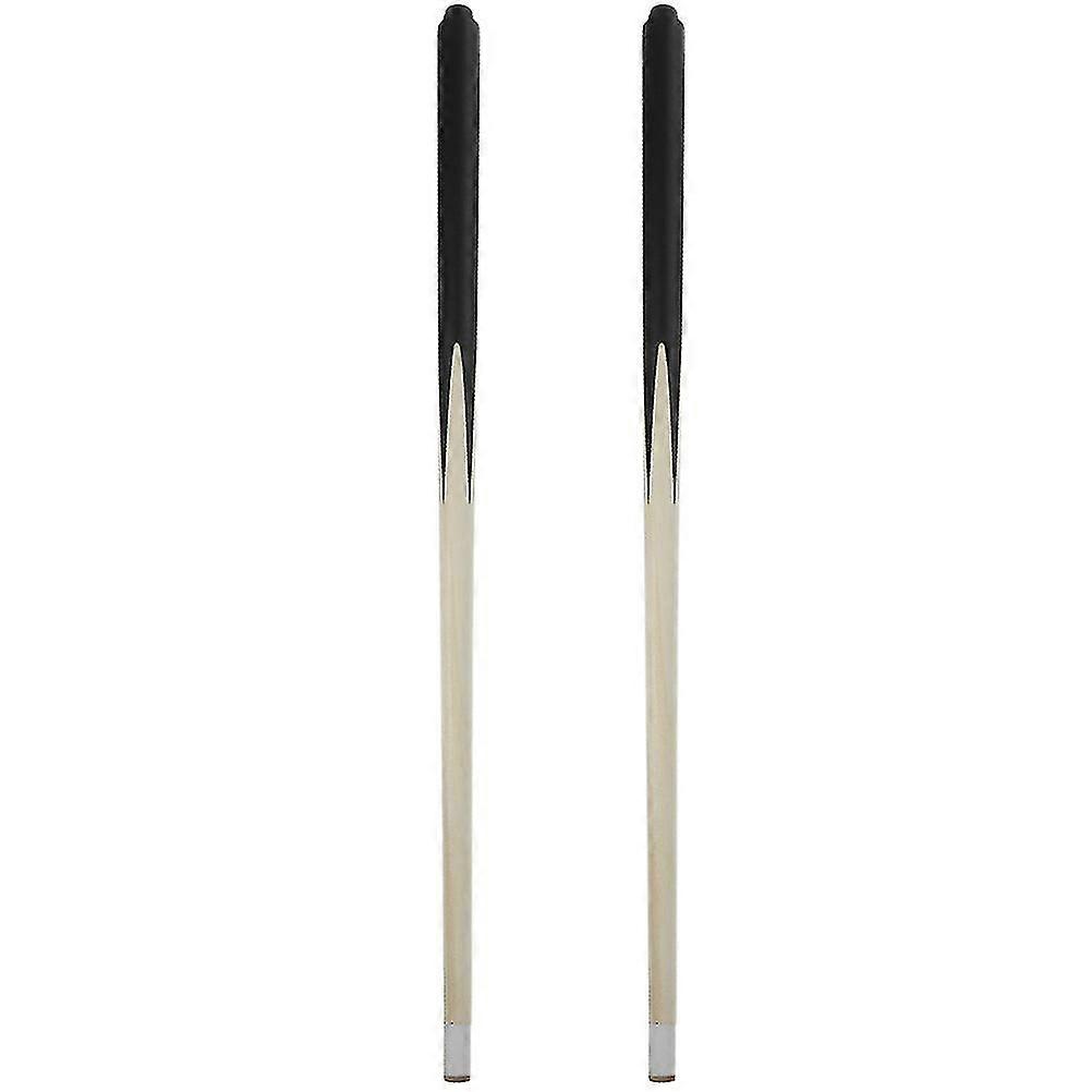 2pcs Pool Cue Wood Billiard Cue Stick Convenient Cue Stick Short Pool Cue Sticks