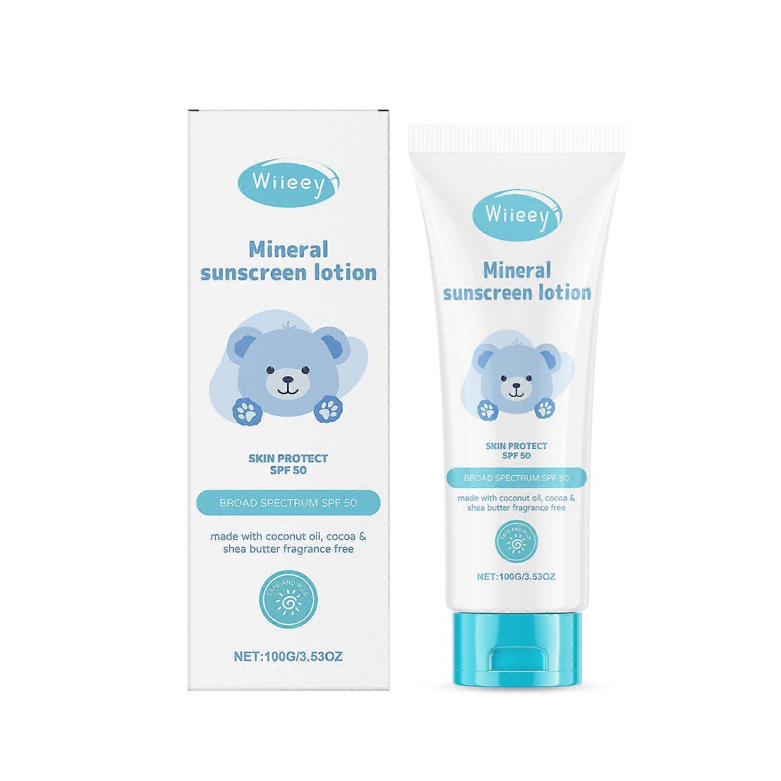 Children's Moisturizing Protective Cream Contains Octocrylene And Titanium Dioxide
