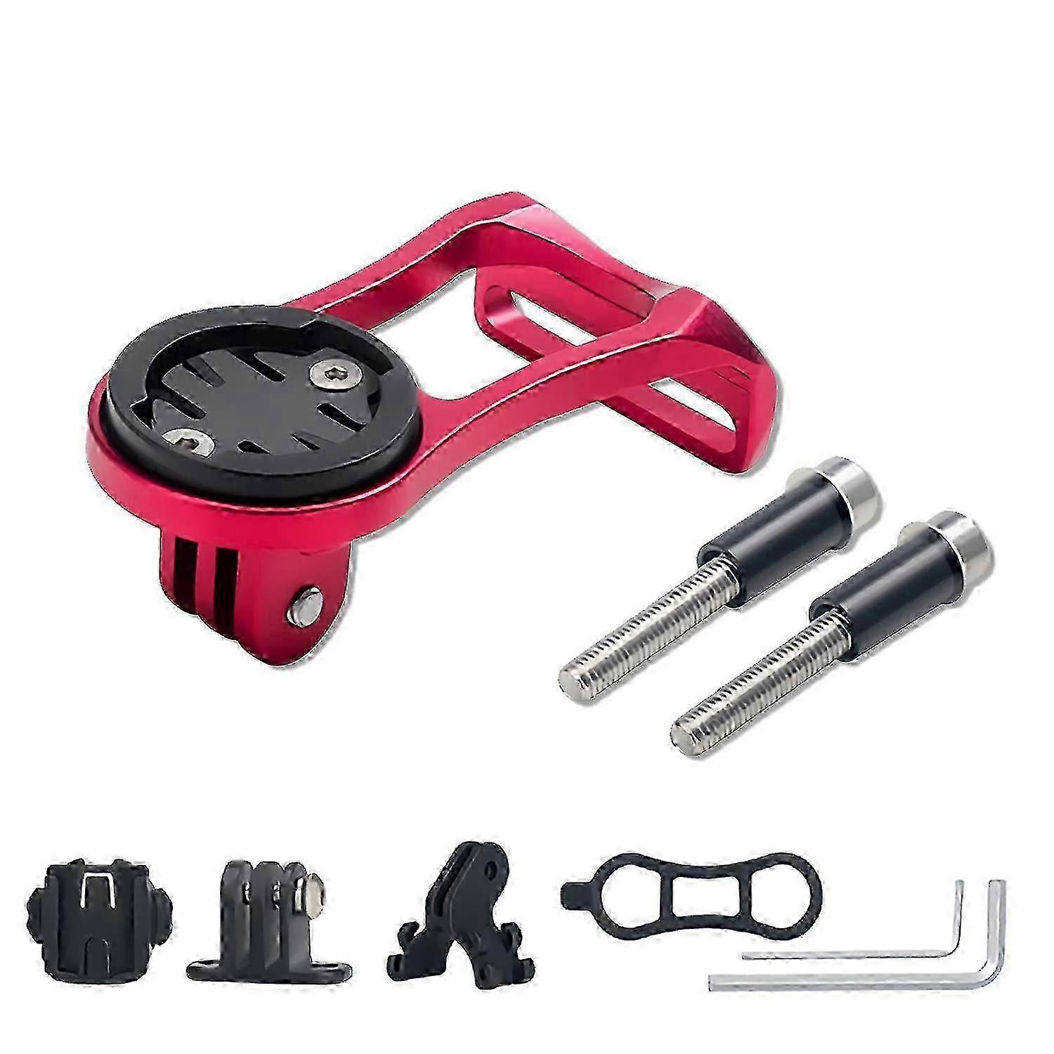 Bike Computer Mount for Handlebar with Speedometer and Flashlight Action Camera Compatible with Bryton and Other Bike Accessories