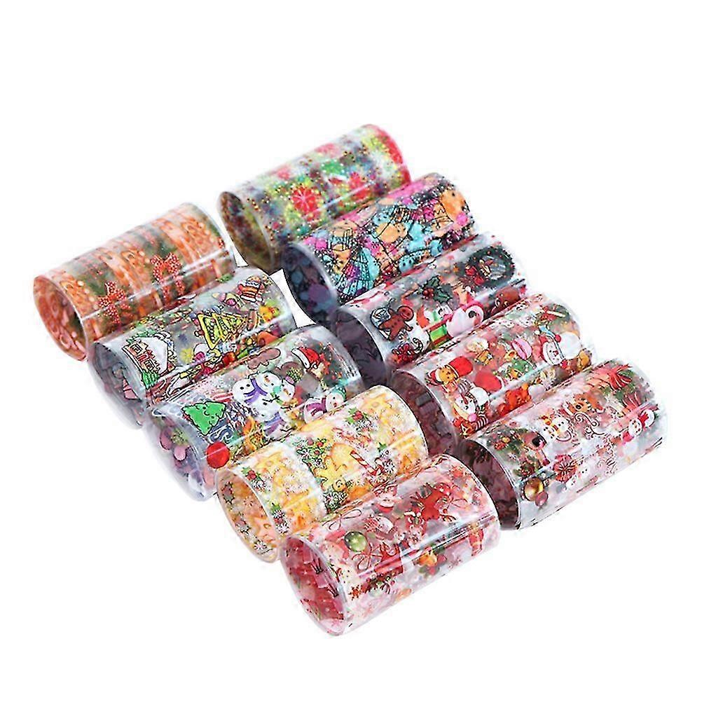 Nail Art Sticker Christmas Nail Tattoos Christmas Fingernail Sticker Christmas Nail Decal Christmas Nail Art Supplies
