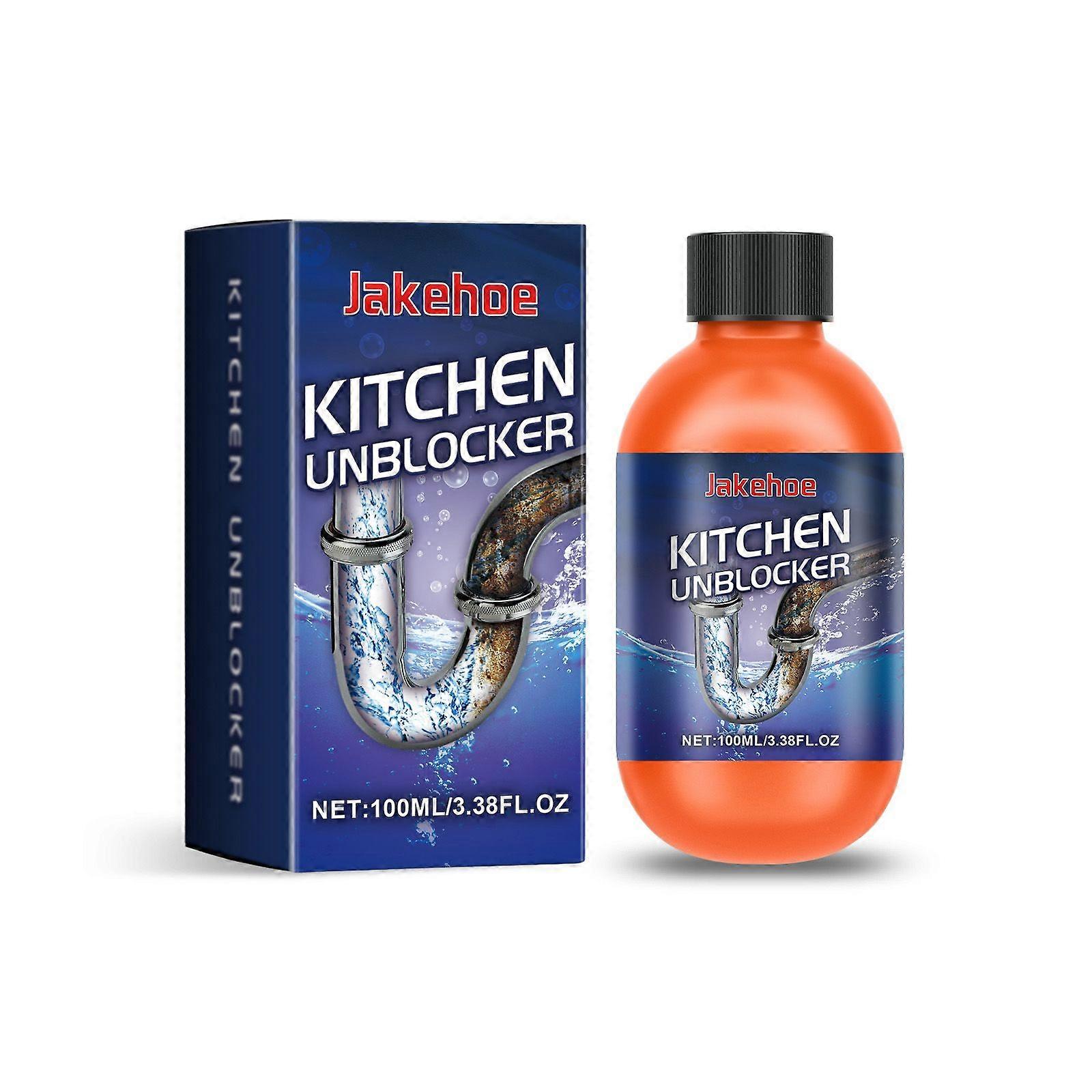 Jakehoe Pipe Unclogging Agent Toilet Sink Drain Pipe Kitchen Sewer Pipe Unclogging Cleaning Decontamination Agent