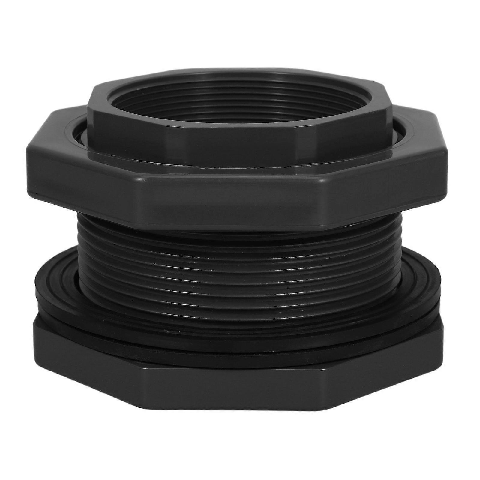 Rohrverbinder für Wassertanks, auslaufsicher, schwarz