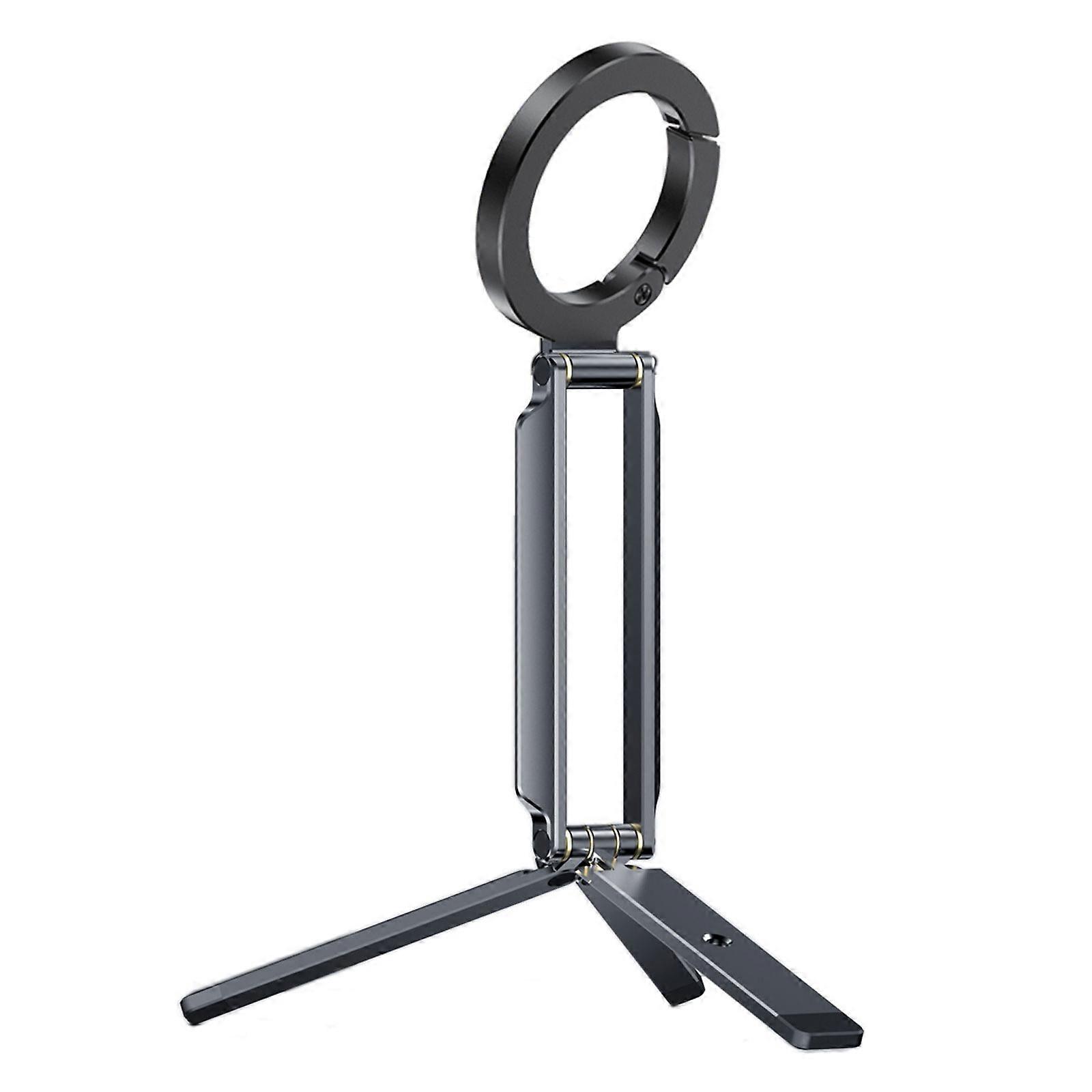 Magnetic Phone Tripod Stand With 360 Rotation And Adjustable Angles For Smartphone Video Blogging Vloggings Multicolor