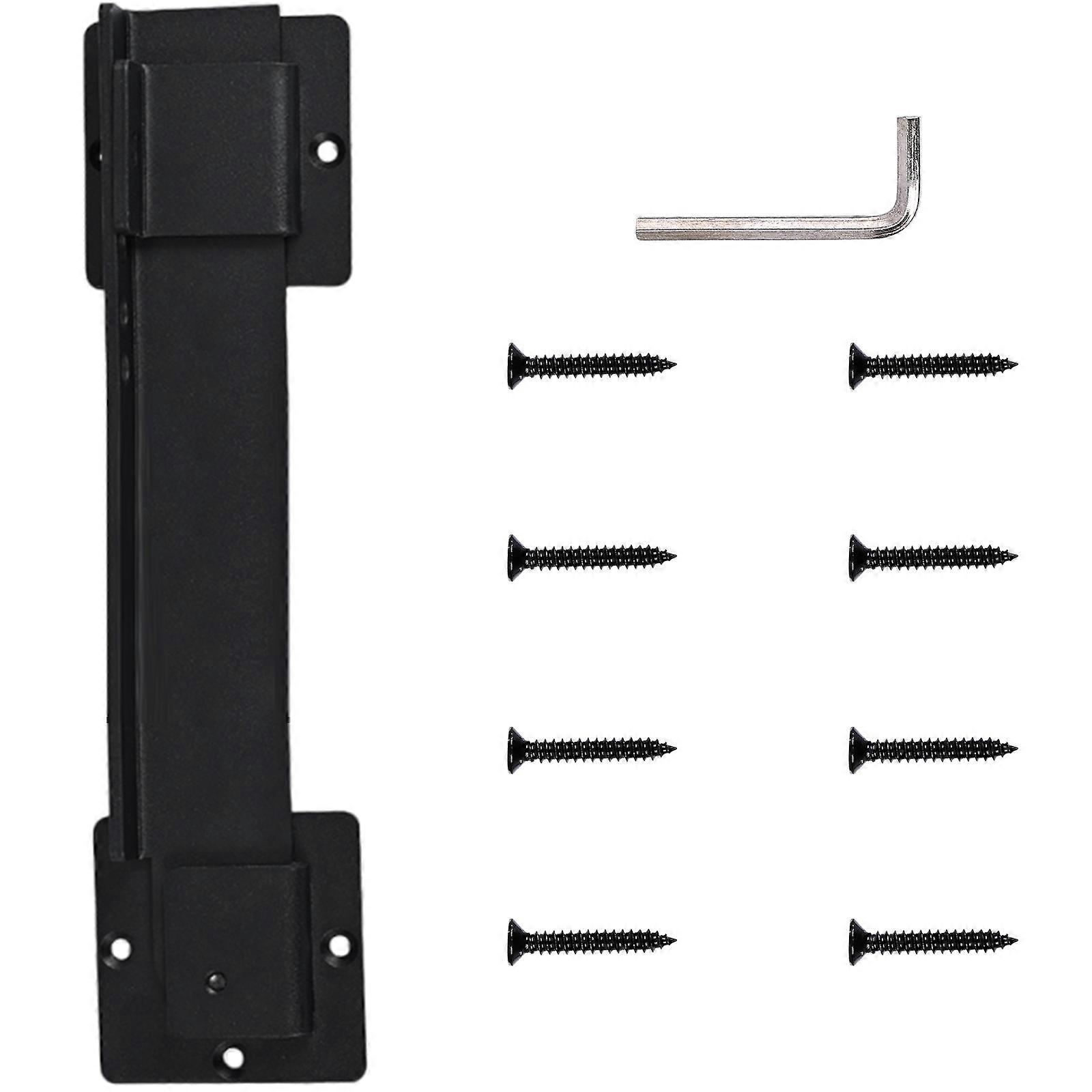 Secure Fence Gate Locking Mechanism 180° Rotatable Arm With Drilled Mounting Plate Easy Installation  9 inches