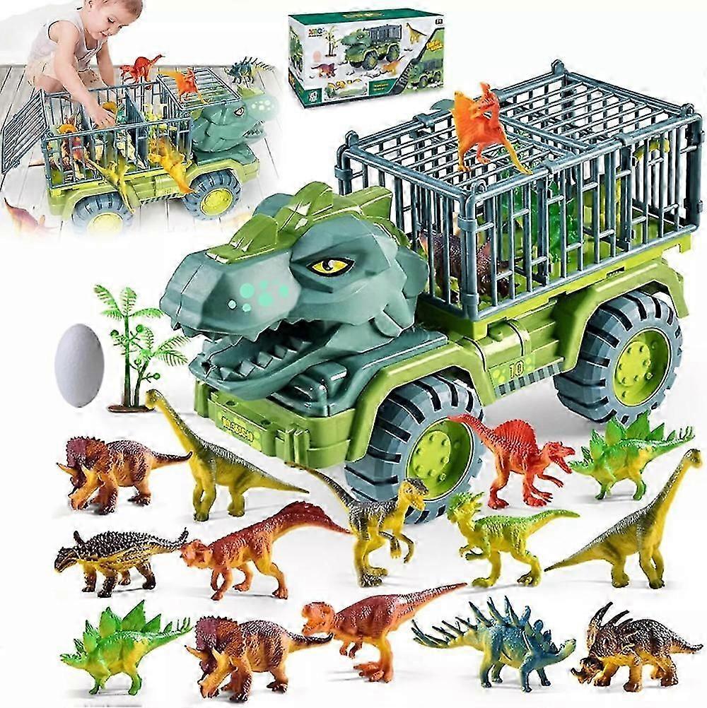 2024 مركبة هندسية جديدة للديناصورات ، لعبة شاحنة ديناصور