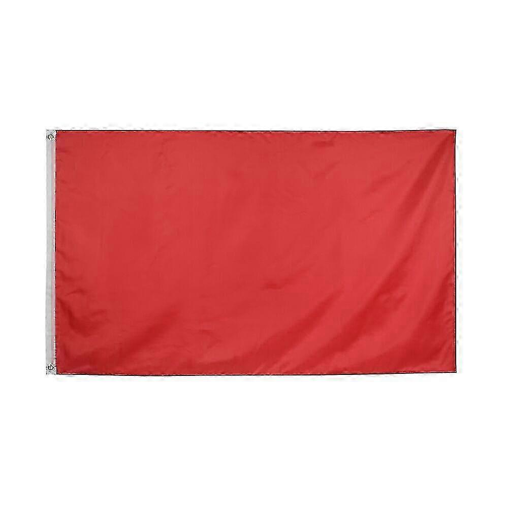 90X150cm RED Flag Solid Color banner