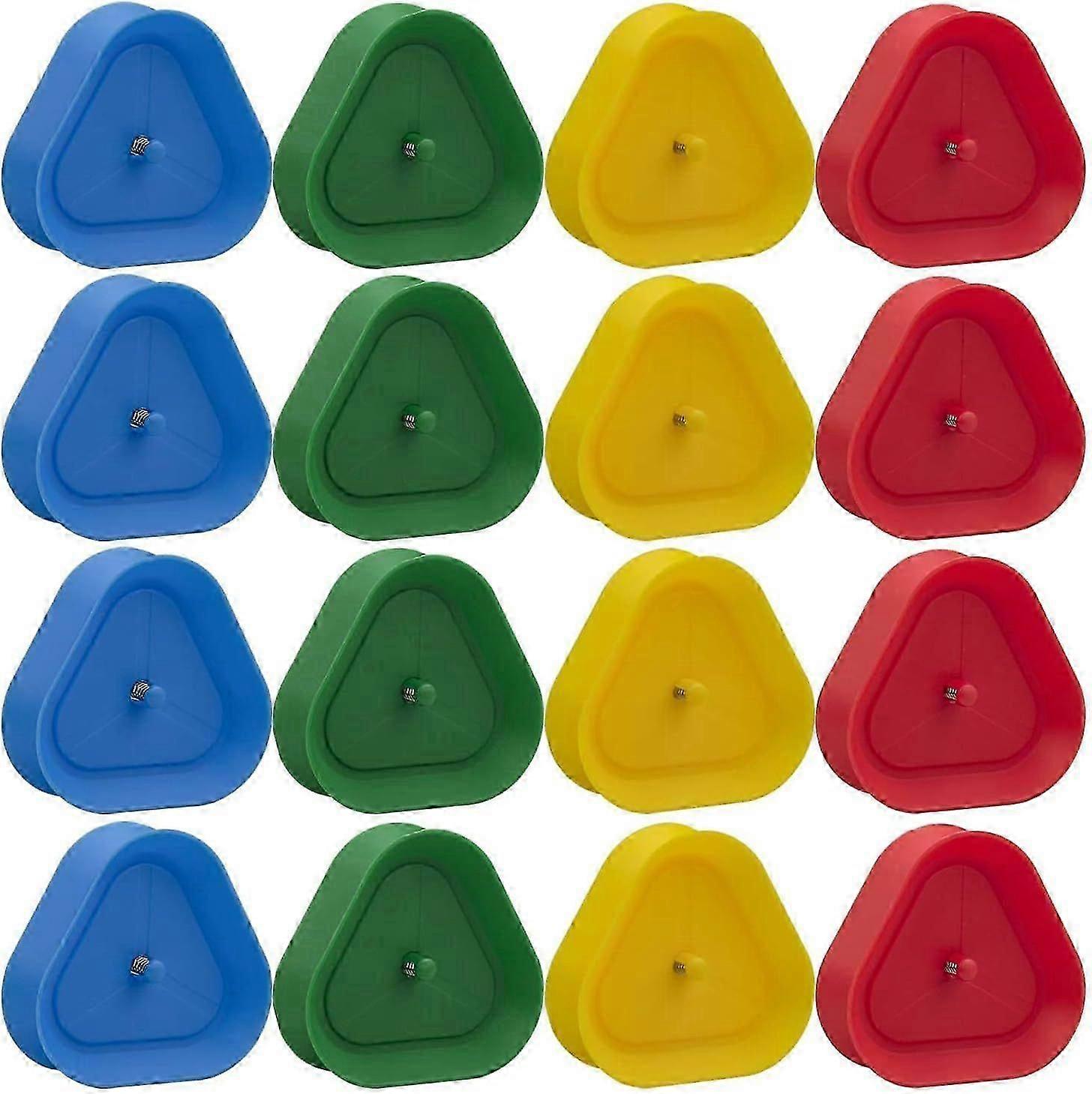 12 Pieces Triangular Playing Card Holder Card Game Holder for Child or hk