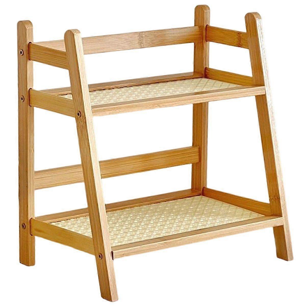 Wooden Storage Shelf Multifunctional Stationary Rack