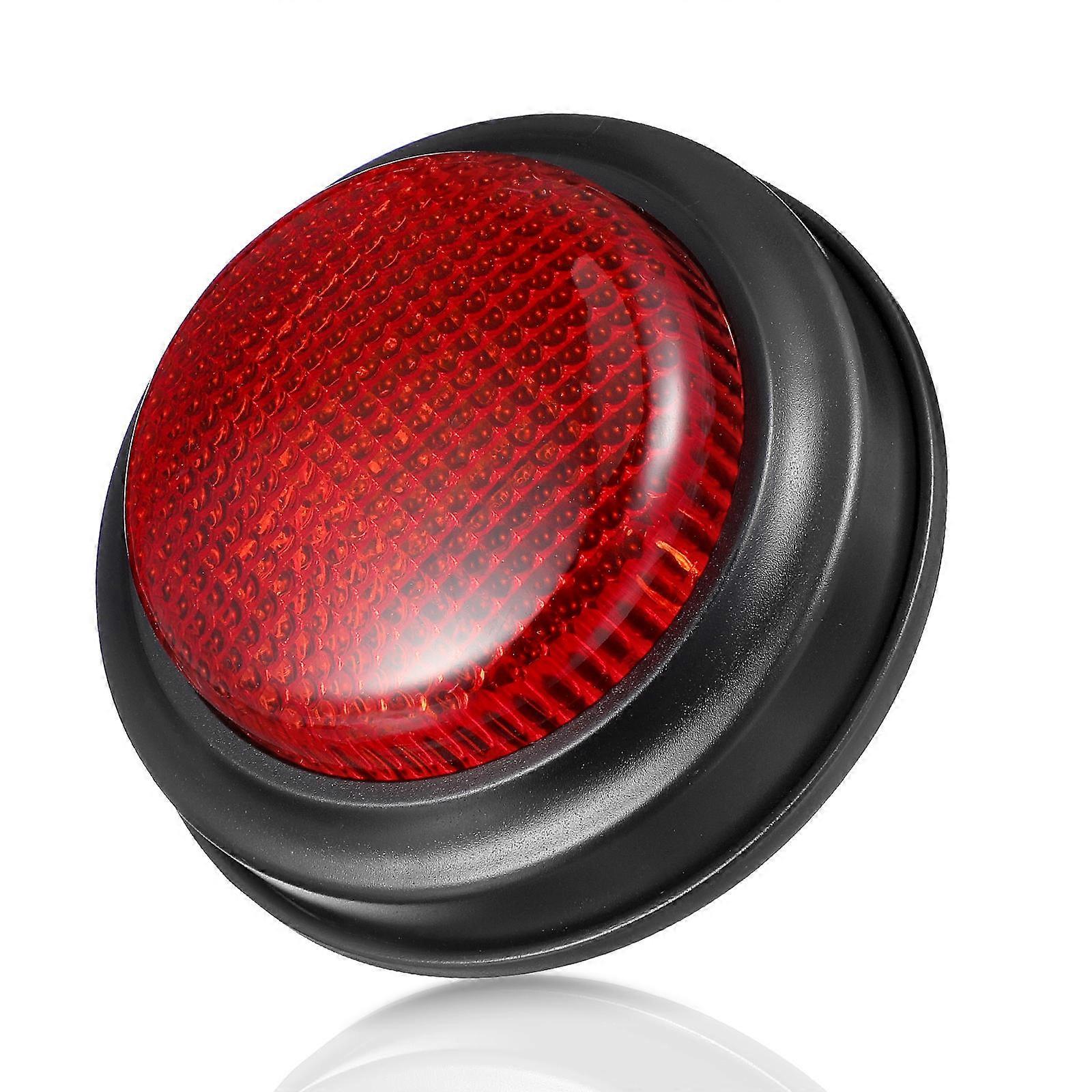 Game Button Prop Party Prop Button with Light and Alarm Sound for Competition Game