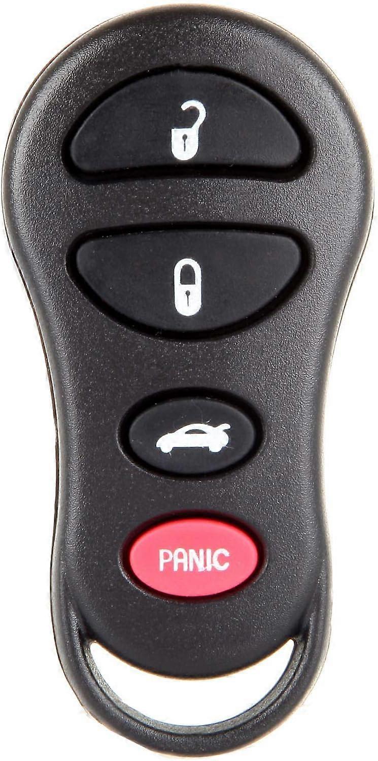 Flip Key Fob 4 Buttons Keyless Entry Remote fit for 2001-2009 for Jeep for Liberty for Dodge for Intrepid for Stratus for Viper Antitheft