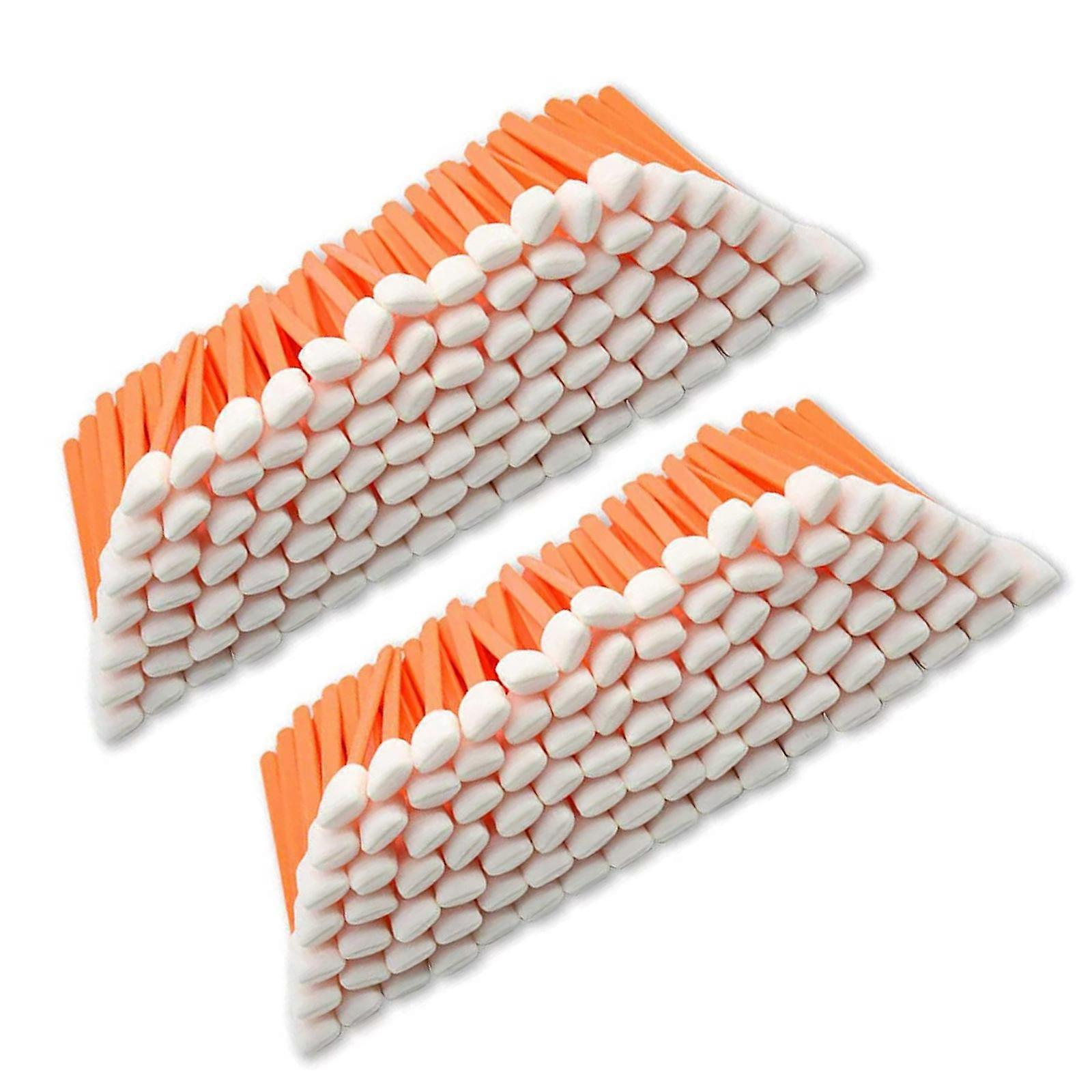 Pack of 100 Highly Efficiency DustFree Sponges with Gentle Touch for Safe Cleaning on Delicate Devices Surfaces  Orange