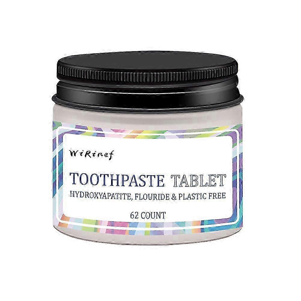 Toothpaste Tablets 62pcs Nano Hydroxyapatite Toothpaste Tablets Whitening Teeth