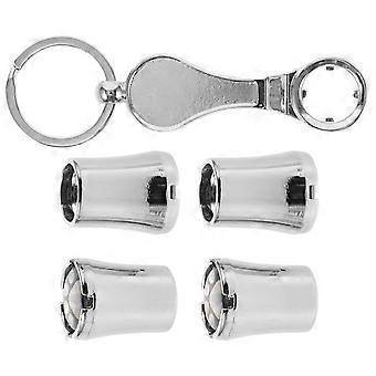 Comprehensive Tire Valve Stem Caps For Bicycle Riders Ensuring Protective Cover Functionality 1 Set 3.1×0.9×0.3in
