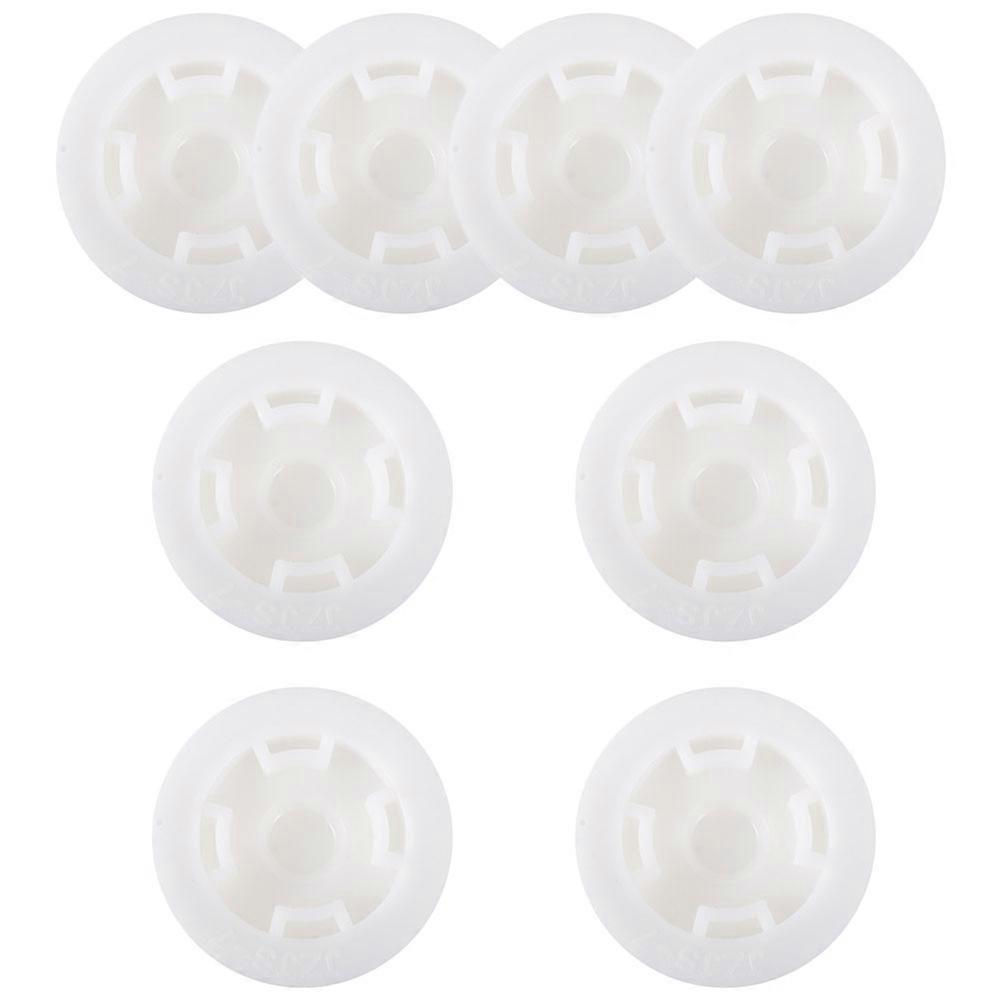White Plastic Threaded Bung Cap Drum Bung Plug for Home Use 12Pcs