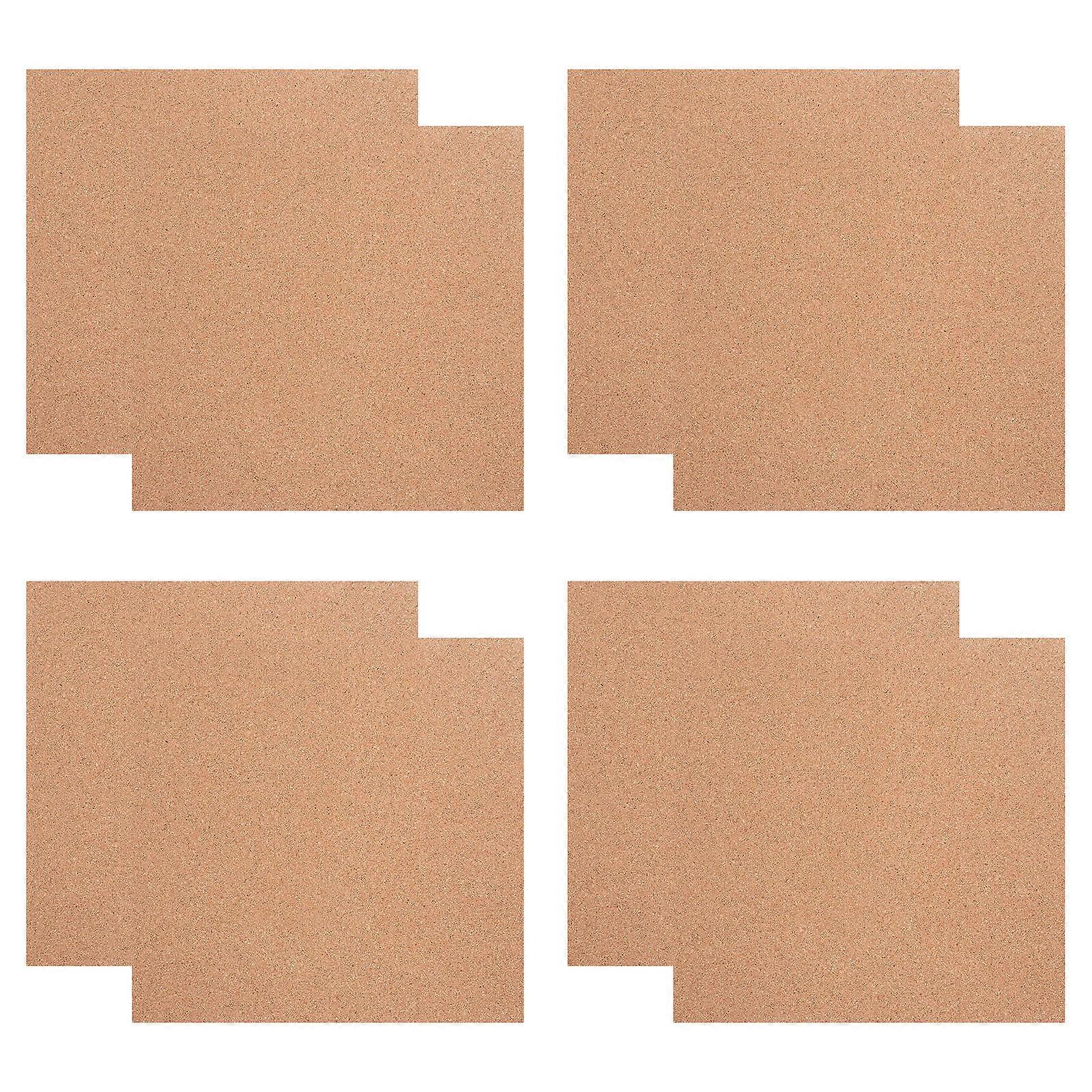 Creative Cork Board Squares for Decoration Sturdy HighDensity Cork 8 Pieces Set