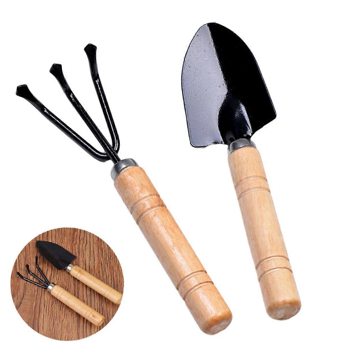 2Pcs Mini Garden Tools Set for Succulents with Ergonomic Grip for Precision Planting and Care