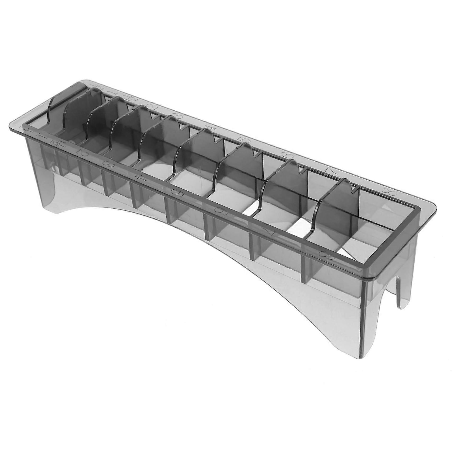 Hair Clipper Guard Organizer with Dedicated Compartments, Barber Guide Comb Holder Storage Case