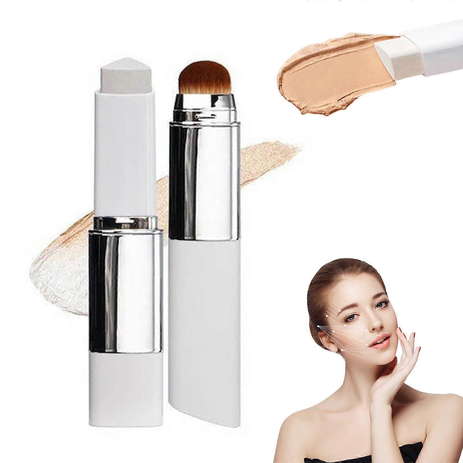 Dual Ended Foundation and Concealer Stick with ColorAdapting Formula and Detachable Brush Medium