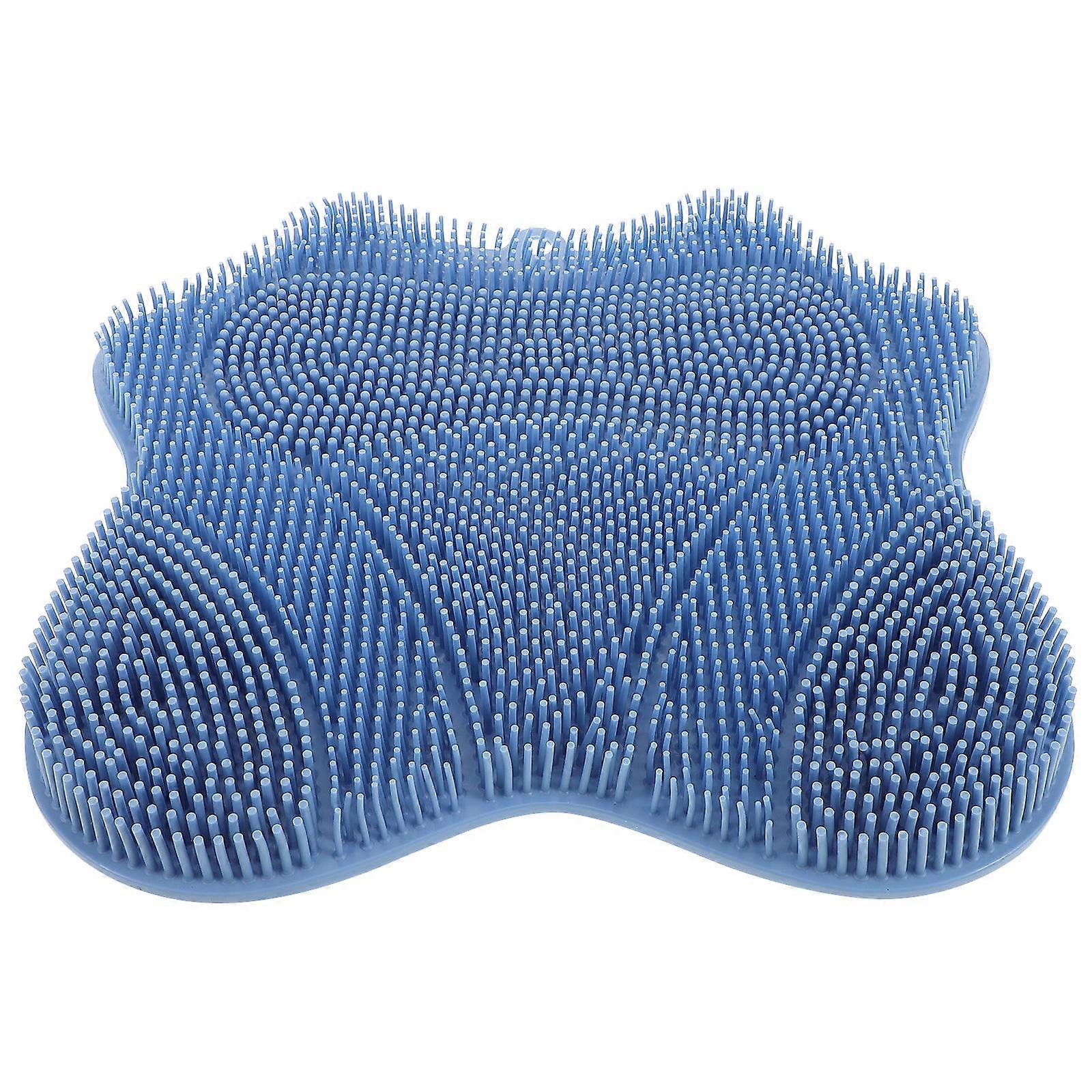 Multi Functional Back Scrubber for Shower with Silicone Mat