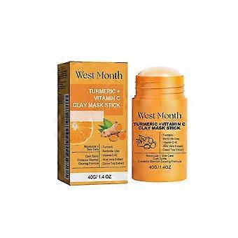 Turmeric Clay Mask Stick for Deep Cleansing, Pore Tightening & Brightening  Natural, Easy-to-Use Facial Mask for Radiant, Smooth Skin