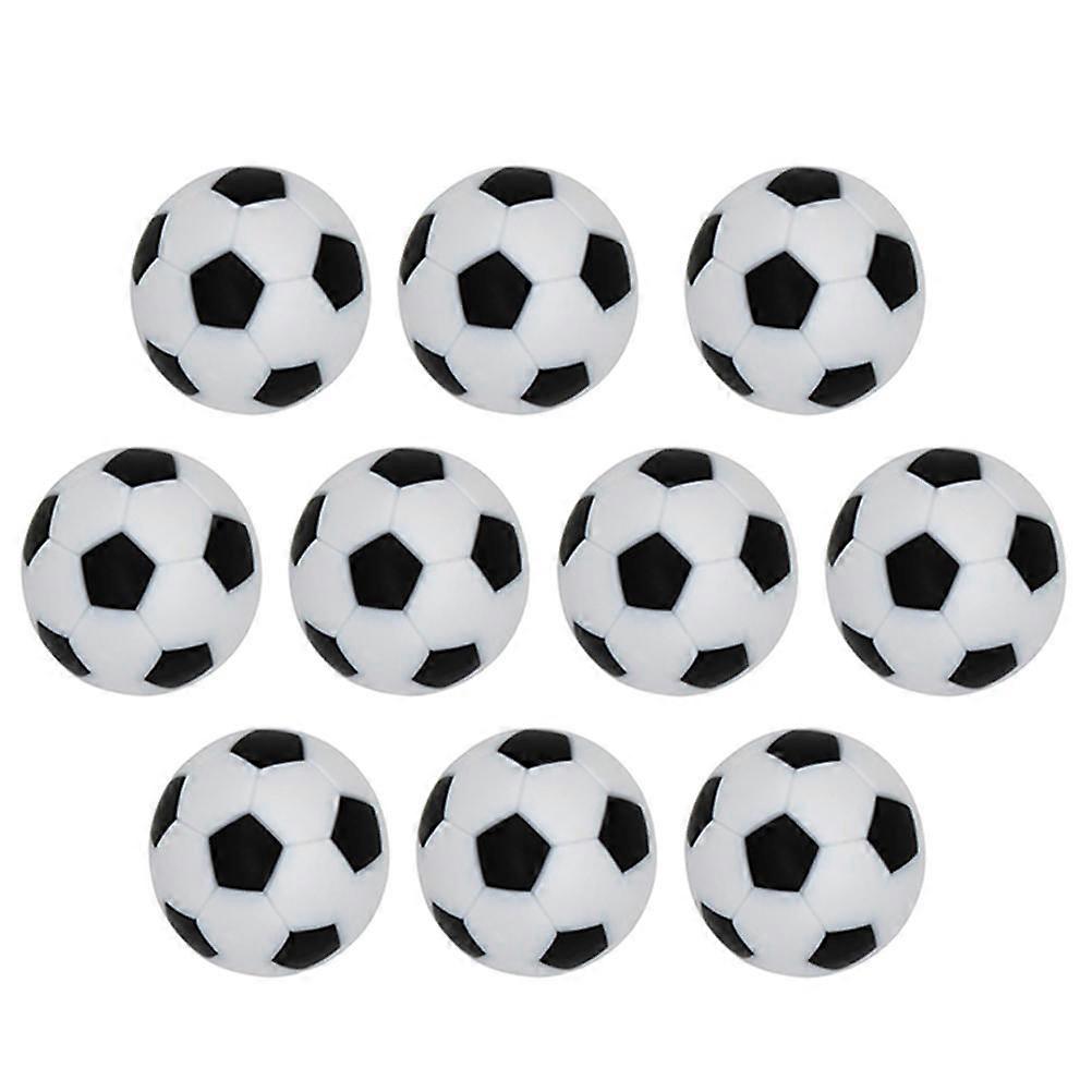 Table Soccer Ball Resin Foosball for Playing 10Pcs Replacement Props