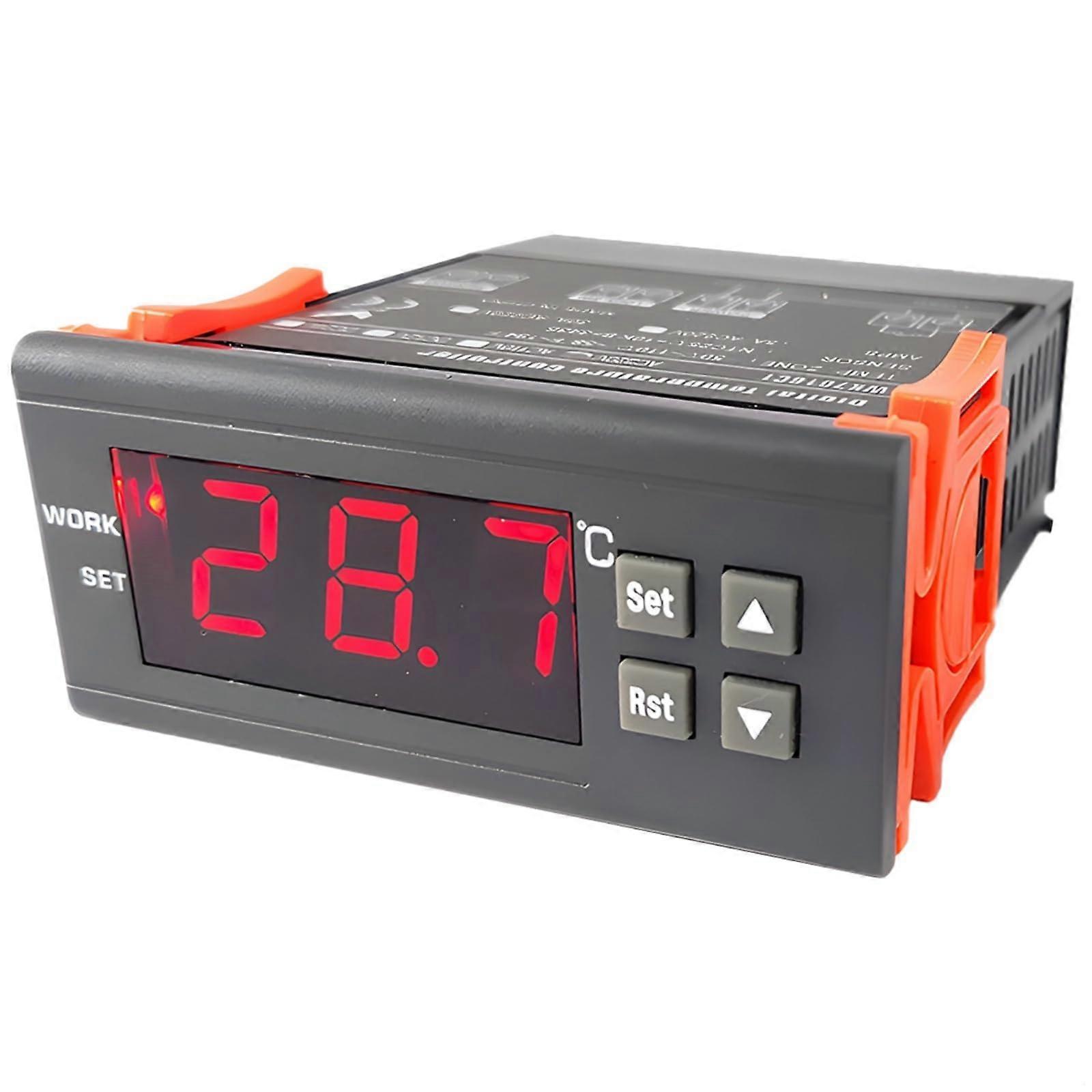Digital Temperature Controller 110V Thermostat for Heating and Cooling 300°F 30A for Oven Greenhouse