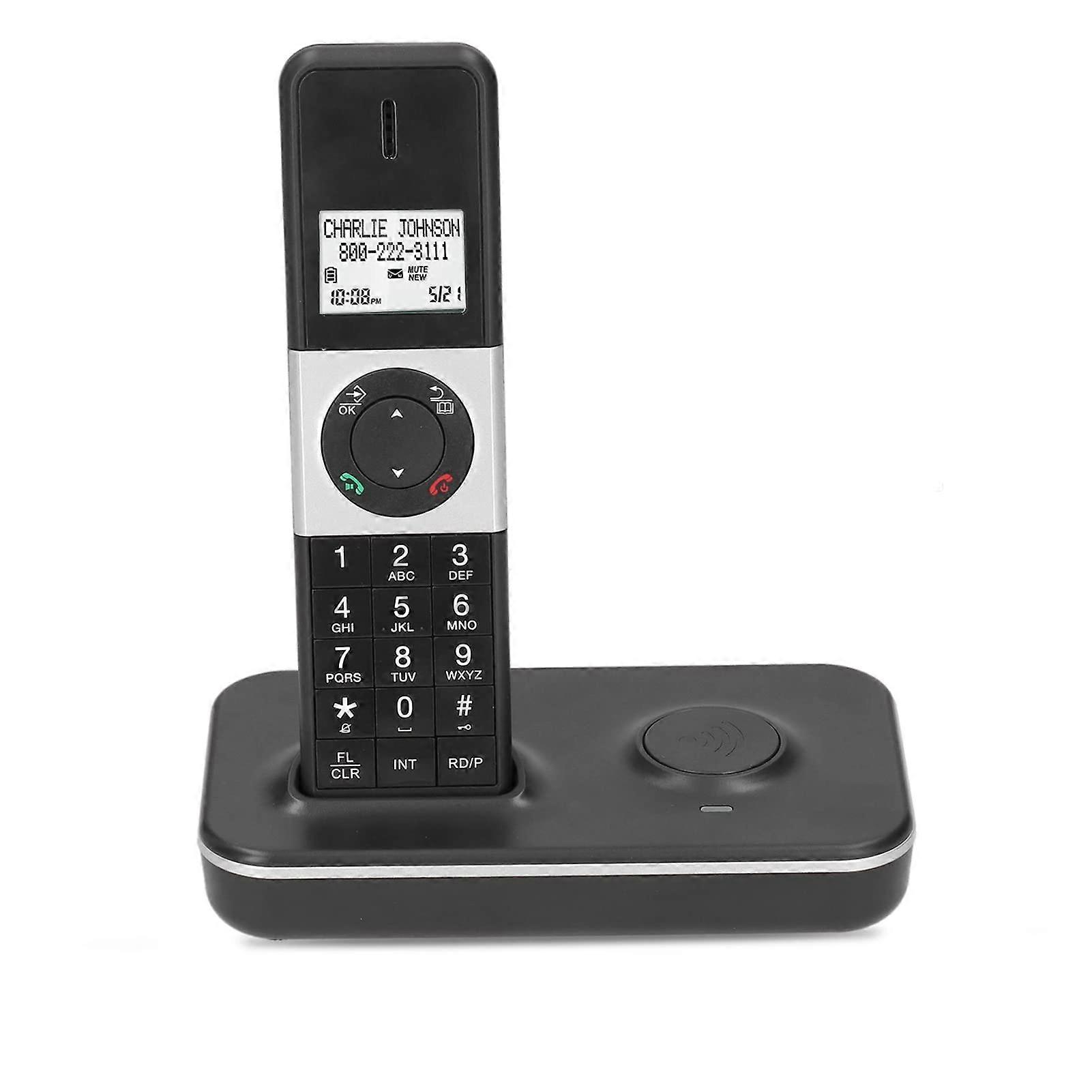 Cordless Phone for Home System with Caller ID, Expandable Handsets, EasyRead LCD Display for Office