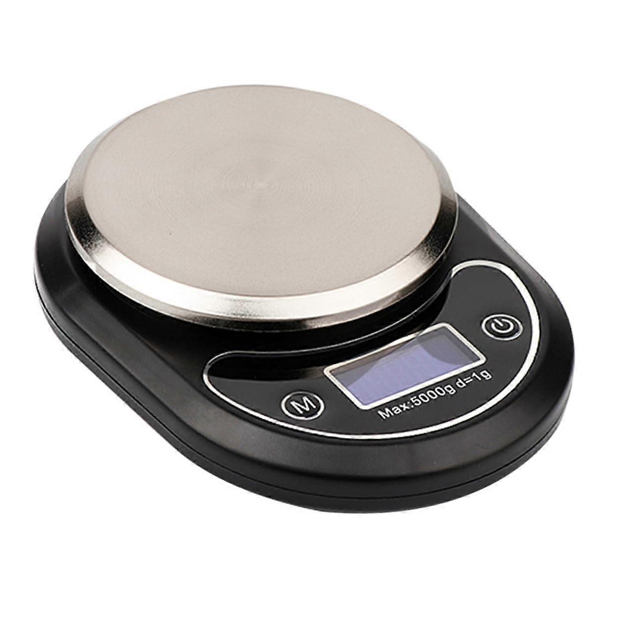 Precision Digital Kitchen Scale for Baking and Cooking with Accurate Sensors and Easy Clean Black Design